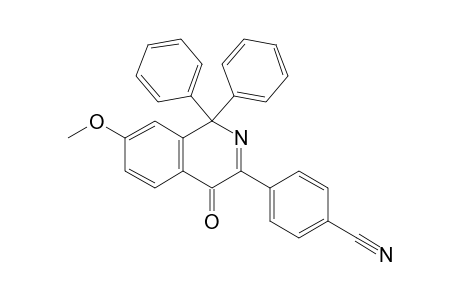 4-(4-keto-7-methoxy-1,1-diphenyl-3-isoquinolyl)benzonitrile