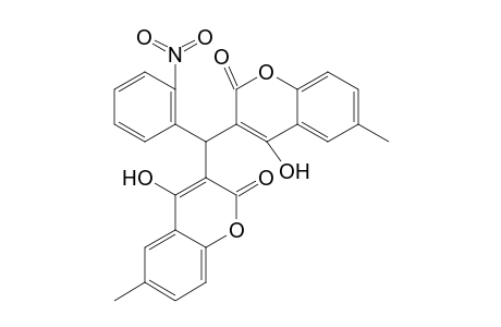 3,3'-((2-Nitrophenyl)methylene)bis(6-methyl-4-hydroxy-2H-chromen-2-one)
