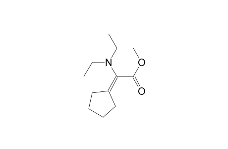 Acetic acid, cyclopentylidene(diethylamino)-, methyl ester