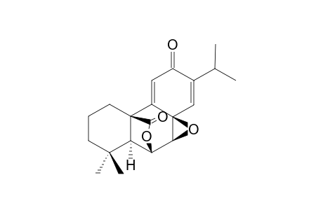 (+)-(5-S,6-S,7-S,8-R,10-R)-6-HYDROXY-7,8-EPOXY_12-OXO-ABIETA-9-(11),13-DIEN-20-OIC_ACID_6,20-LACTONE