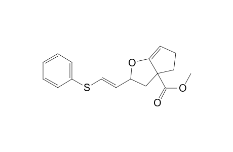 5-Carbomethoxy-7-(2-(phenylthio)ethenyl)-8-oxabicyclo[3.3.0]-1-octene