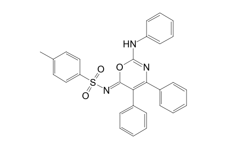 (NZ)-N-(2-anilino-4,5-diphenyl-1,3-oxazin-6-ylidene)-4-methyl-benzenesulfonamide