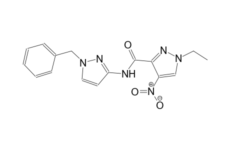 N-(1-benzyl-1H-pyrazol-3-yl)-1-ethyl-4-nitro-1H-pyrazole-3-carboxamide