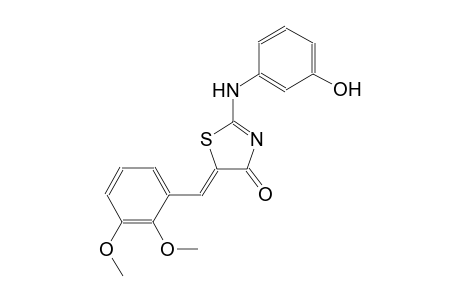 (5Z)-5-(2,3-dimethoxybenzylidene)-2-(3-hydroxyanilino)-1,3-thiazol-4(5H)-one