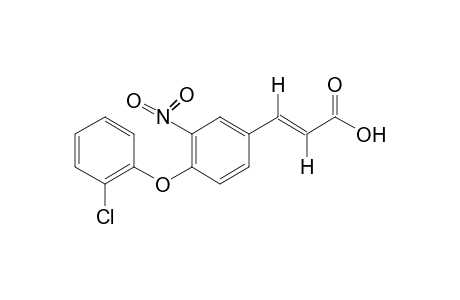 trans-4-(o-CHLOROPHENOXY)-3-NITROCINNAMIC ACID