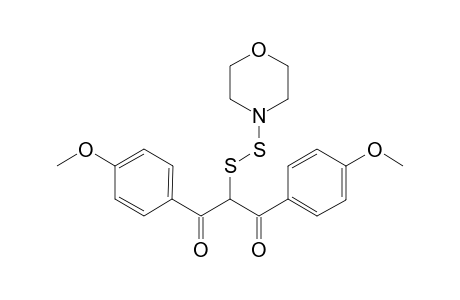 1,3-bis(4-methoxyphenyl)-2-(4-morpholinyldisulfanyl)propane-1,3-dione