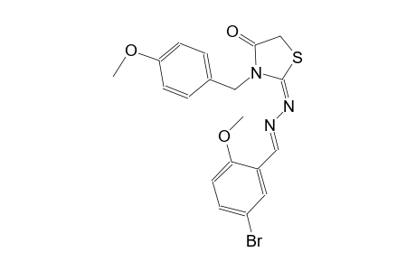 5-bromo-2-methoxybenzaldehyde [(2E)-3-(4-methoxybenzyl)-4-oxo-1,3-thiazolidin-2-ylidene]hydrazone