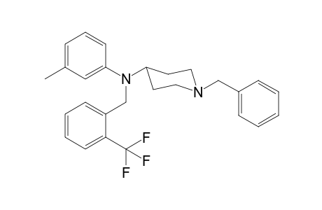1-Benzyl-N-(3-methylphenyl)-N-(2-trifluoromethylbenzyl)piperidin-4-amine