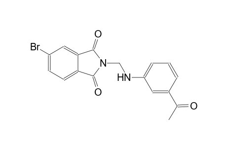 2-[(3-acetylanilino)methyl]-5-bromo-1H-isoindole-1,3(2H)-dione