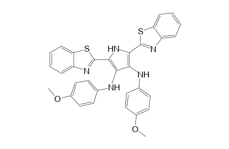 2,5-bis(2'-Benzothiazolyl)-3,4-bis[(p-methoxyphenyl)amino]-pyrrole