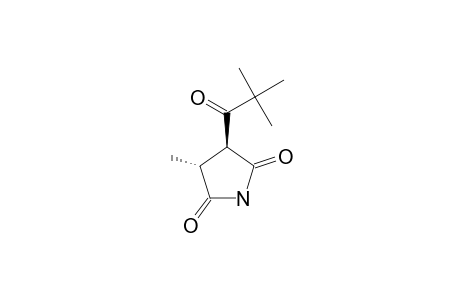 TRANS-3-(2',2'-DIMETHYL-1'-OXOPROPYL)-4-METHYLPYRROLIDINE-2,5-DIONE