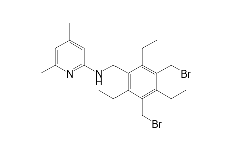 1,3-bis(Bromomethyl)-5-[(4',6'-dimethylpyridin-2'-yl)aminomethyl]-2,4,6-triethylbenzene