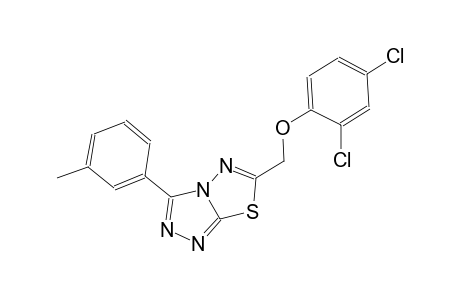 6-[(2,4-dichlorophenoxy)methyl]-3-(3-methylphenyl)[1,2,4]triazolo[3,4-b][1,3,4]thiadiazole