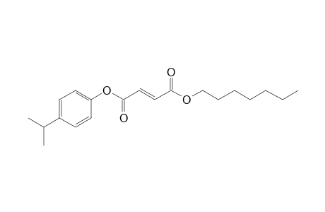 Fumaric acid, heptyl 4-isopropylphenyl ester