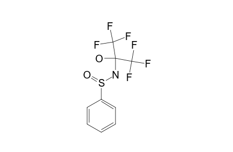 N-[2,2,2-TRIFLUORO-1-HYDROXY-1-(TRIFLUOROMETHYL)-ETHYL]-BENZENESULFIN-ACID-AMIDE