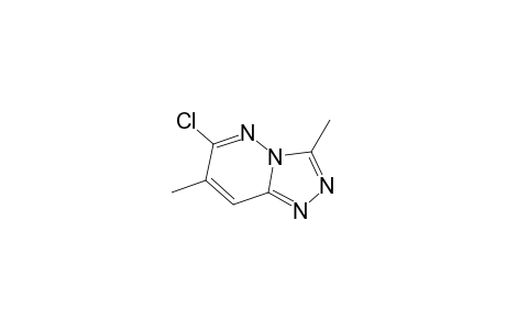 1,2,4-Triazolo[4,3-b]pyridazine, 6-chloro-3,7-dimethyl-