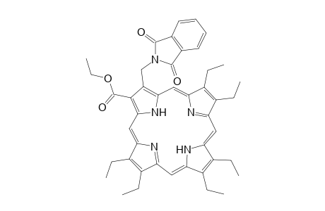 Ethyl 7,8,12,13,17,18-hexaethyl-3-(phthalimidomethyl)porphyrin-2-carboxylate