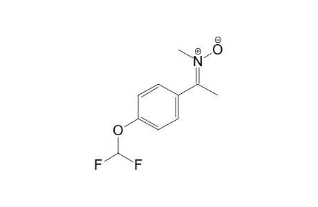 1-[4-(difluoromethoxy)phenyl]-N-methyl-ethanimine oxide