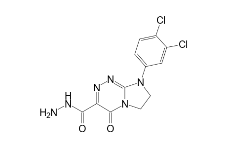 8-(3,4-Dichlorophenyl)-4-oxo-4,6,7,8-tetrahydroimidazo[2,1-c][1,2,4]triazine-3-carbohydrazide