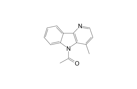 4-Methyl-5-acetyl-5H-carboline