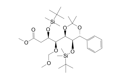 Methyl (3R,4R)-3-(tert-Butyldimethylsiloxy)-4-[(4R,5R,6R)-5-(tert-butyldimethylsilyloxy)-2,2-dimethyl-6-phenyl[1,3]dioxan-4-yl]-(4-methoxymethoxy)butyrate