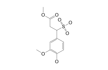 METHYL-(+/-)-3-(4'-HYDROXY-3'-METHOXYPHENYL)-3-SULFOPROPIONATE