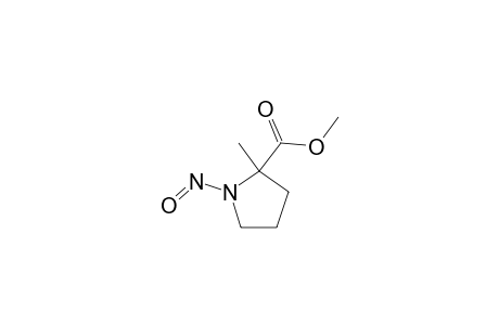 (E)-N-NITROSO-2-METHYL-PYRROLIDIN-2-CARBOXYLIC-ACID-METHYLESTER