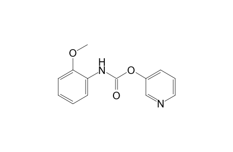 o-methoxycarbanilic acid, 3-pyridyl ester