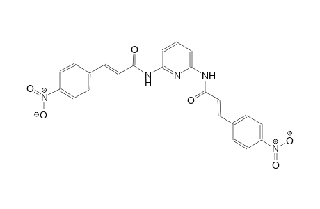 (2E)-3-(4-nitrophenyl)-N-(6-{[(2E)-3-(4-nitrophenyl)-2-propenoyl]amino}-2-pyridinyl)-2-propenamide