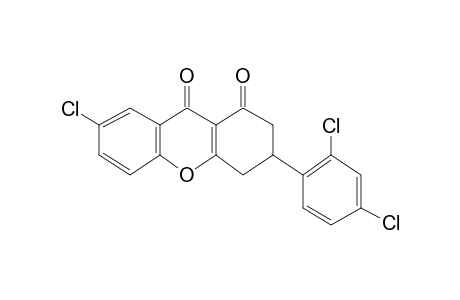 7-Chloro-3-[2,4-dichlorophenyl]-3,4-dihydro-1H-xanthene-1,9(2H)-dione