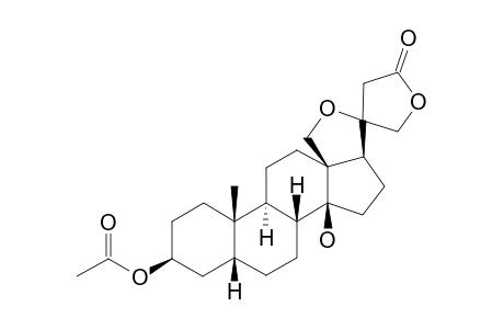 18,20(R)-Oxido-20,22-dihydrodigitoxigenin-3.beta.-O-acetat, (5.beta.-H)