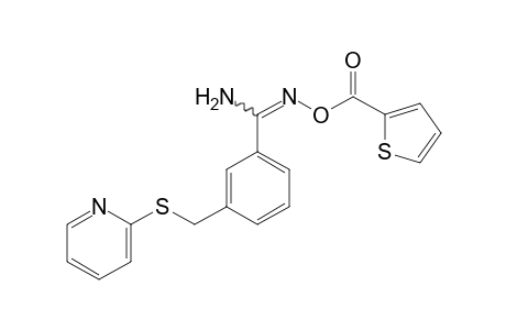 alpha-[(2-pyridyl)thio]-O-(2-thenoyl)-m-toluamidoxime