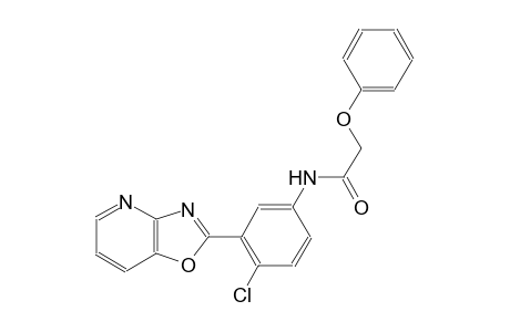 acetamide, N-(4-chloro-3-oxazolo[4,5-b]pyridin-2-ylphenyl)-2-phenoxy-