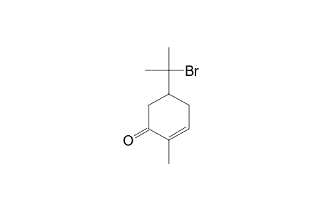 5-(1-bromo-1-methyl-ethyl)-2-methyl-cyclohex-2-en-1-one