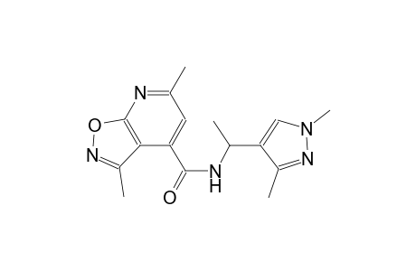 isoxazolo[5,4-b]pyridine-4-carboxamide, N-[1-(1,3-dimethyl-1H-pyrazol-4-yl)ethyl]-3,6-dimethyl-