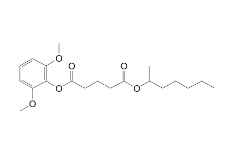 Glutaric acid, hept-2-yl 2,6-dimethoxyphenyl ester