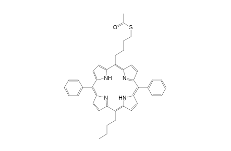 5-[4-(Acetylthio)butyl]-15-butyl-10,20-diphenylporphyrin