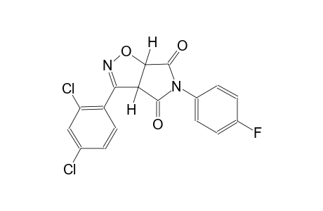 (3aR,6aS)-3-(2,4-dichlorophenyl)-5-(4-fluorophenyl)-3aH-pyrrolo[3,4-d]isoxazole-4,6(5H,6aH)-dione