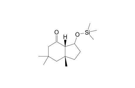 6,6,7a-Trimethyl-3-trimethylsilanyloxyoctahydroinden-4-one