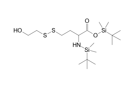 tert-Butyldimethylsilyl 2-(tert-butyldimethylsilylamino)-4-((2-hydroxyethyl)disulfanyl)butanoate