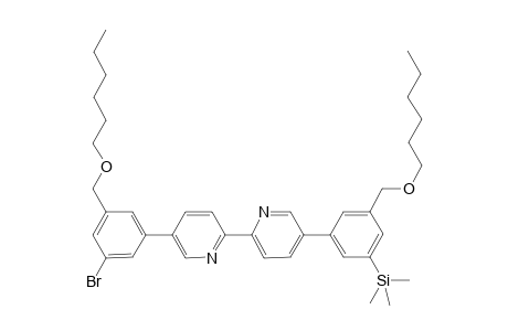 [3-[6-[5-[3-bromanyl-5-(hexoxymethyl)phenyl]pyridin-2-yl]pyridin-3-yl]-5-(hexoxymethyl)phenyl]-trimethyl-silane