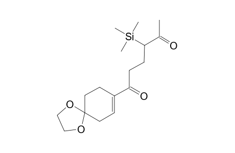 1-(4'-Ethylenedioxycyclohex-1'-enyl)-4-(trimethylsilyl)hexane-1,5-dione