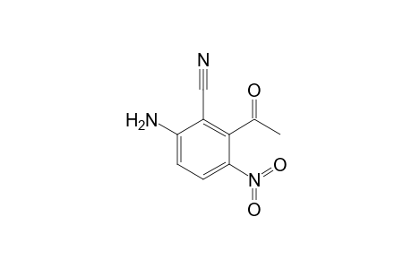 2-Acetyl-6-amino-3-nitro-benzonitrile