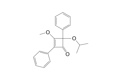 4-Isopropoxy-3-methoxy-2,4-diphenyl-2-cyclobuten-1-one