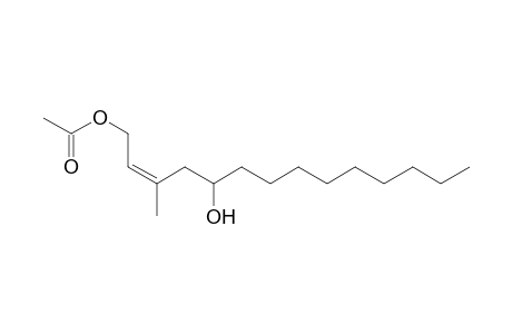 (Z)-5-hydroxy-3-methyltetradec-2-en-1-yl acetate