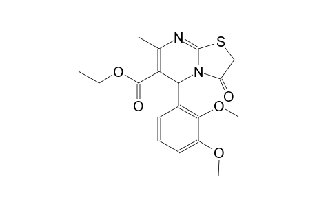 ethyl 5-(2,3-dimethoxyphenyl)-7-methyl-3-oxo-2,3-dihydro-5H-[1,3]thiazolo[3,2-a]pyrimidine-6-carboxylate