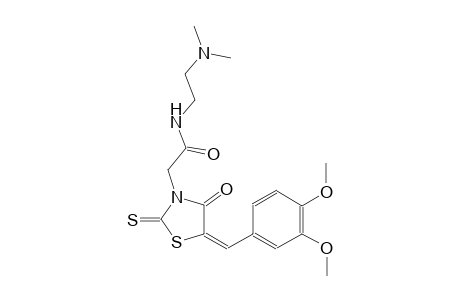 3-thiazolidineacetamide, 5-[(3,4-dimethoxyphenyl)methylene]-N-[2-(dimethylamino)ethyl]-4-oxo-2-thioxo-, (5E)-