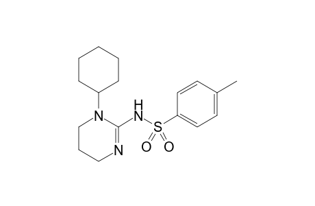 N-(1-cyclohexyl-5,6-dihydro-4H-pyrimidin-2-yl)-4-methyl-benzenesulfonamide