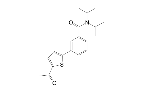 3-(5-Acetylthiophen-2-yl)-N,N-diisopropylbenzamide