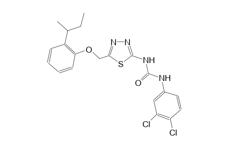 N-{5-[(2-sec-butylphenoxy)methyl]-1,3,4-thiadiazol-2-yl}-N'-(3,4-dichlorophenyl)urea